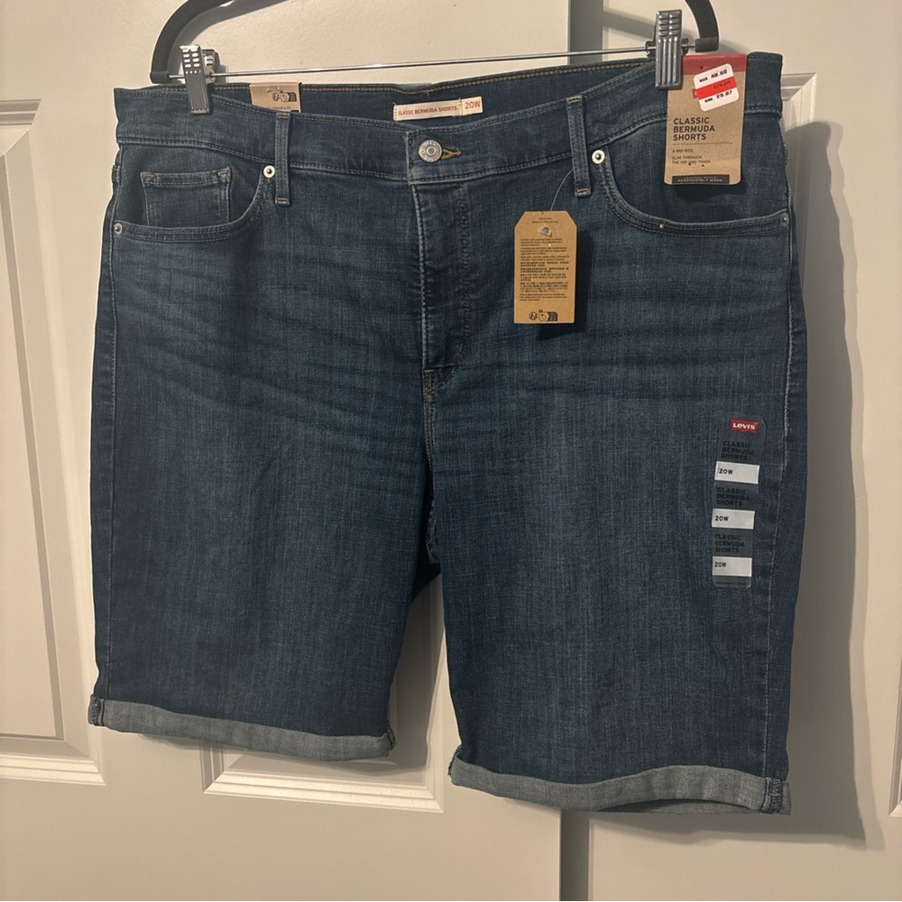 Levi's Dark Blue Jean Shorts
